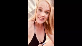 Hot Stepmom sex: alone on vacation without dad
