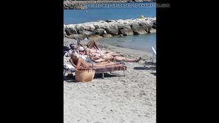 French MILF tanned on the french riviera