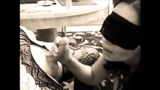 Blowjob & Open Pantyhose (Homemade)