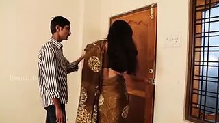 Indian mom with step son friend hot