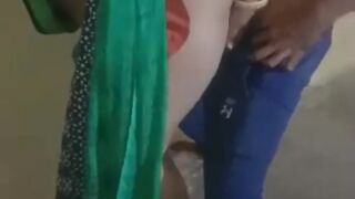 Indian Desi Bhabhi Guna affair Sex With Me in standing position