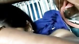 friend step mom making me happy giving me blowjob