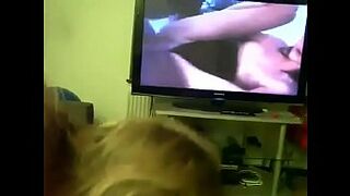 Mom Gives Son Head While He Watches Porn